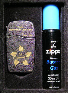 5 Jahre Zippo Flamme Deutschland Box
